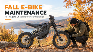 Fall E-Bike Maintenance: 10 Things to Check Before Your Next Ride