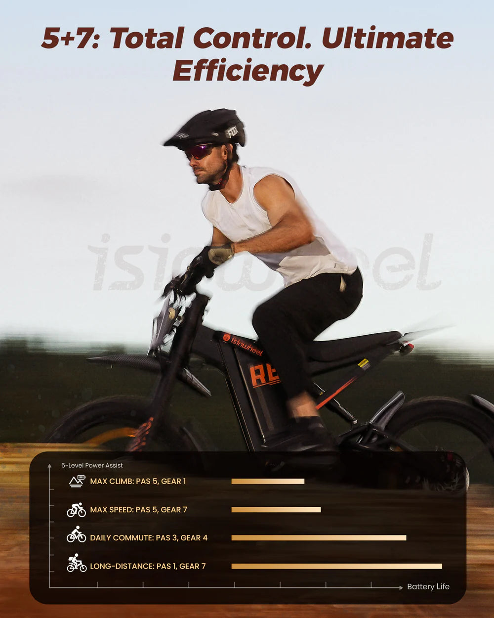 isinwheel R8 Electric Dirt Bike