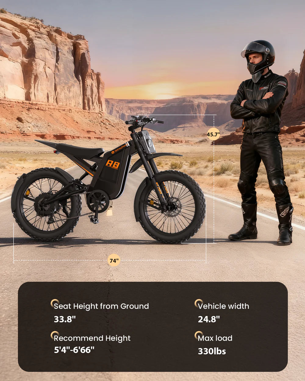 isinwheel R8 Electric Dirt Bike
