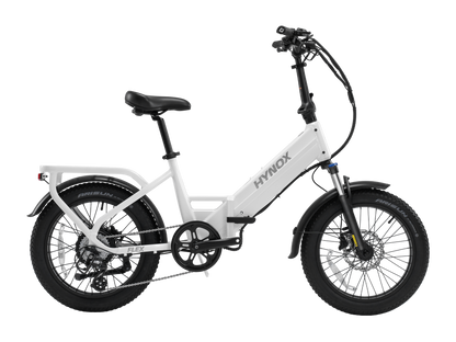 Hynox FLEX Ebike compact folding electric bike with 750W motor and integrated rear rack