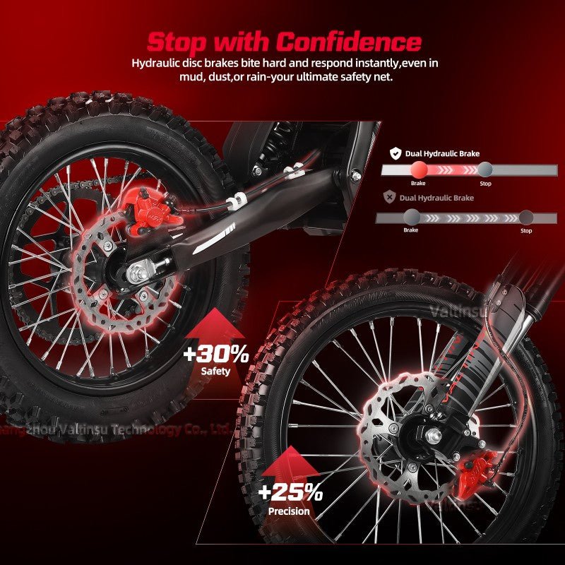 VALTINSU EM-5 Pro Off-Road Black Electric Dirt Bike