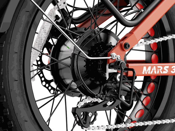 Mars 3.0 4.0-inch fat tires for rough terrain