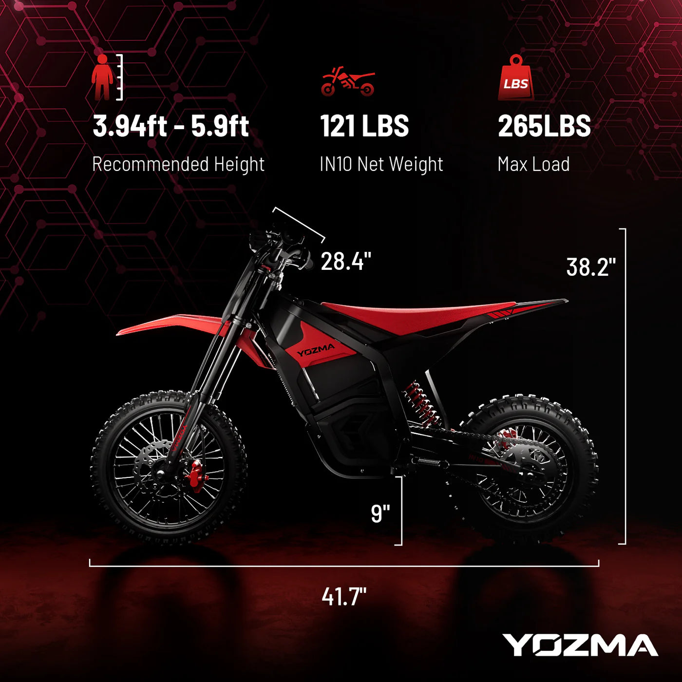 Yozma IN 10 Electric Dirt Bike