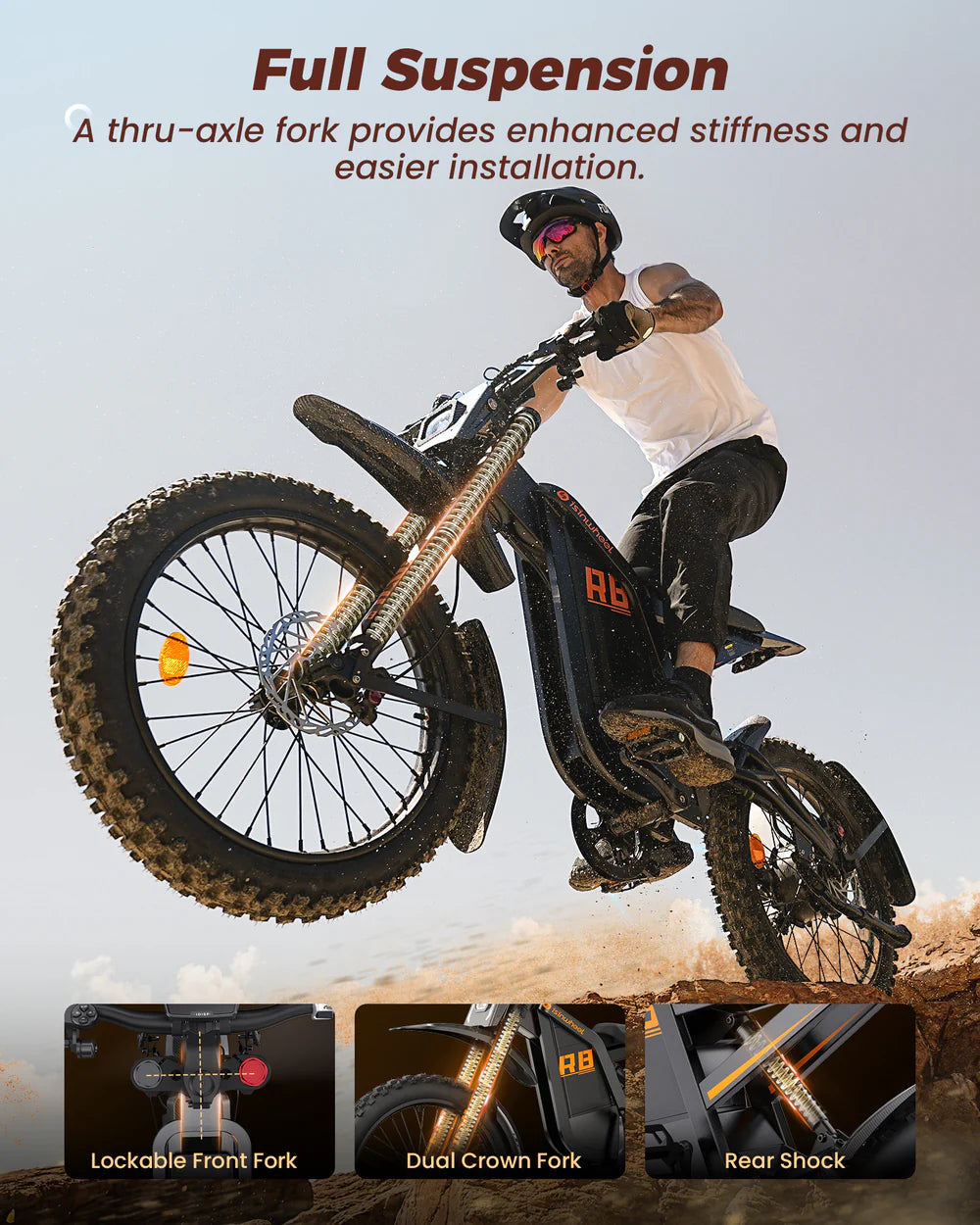 isinwheel R8 Electric Dirt Bike