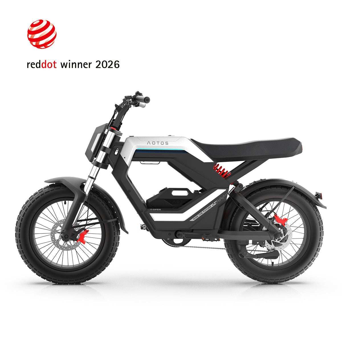 AOTOS Flux X26 Pro electric bike with fat tires and hydraulic suspension