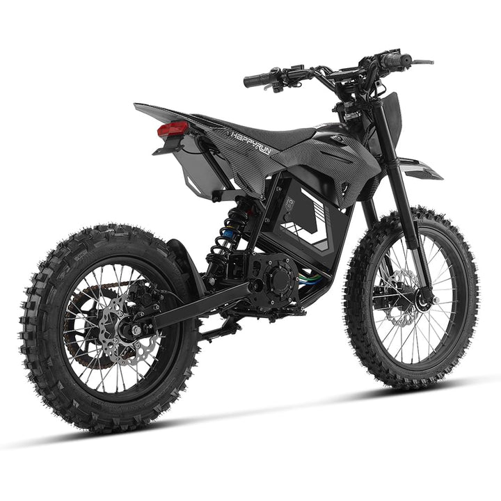 HappyRun F18 2.0 Electric Dirt Bike with Mid-Drive for Teens & Adults