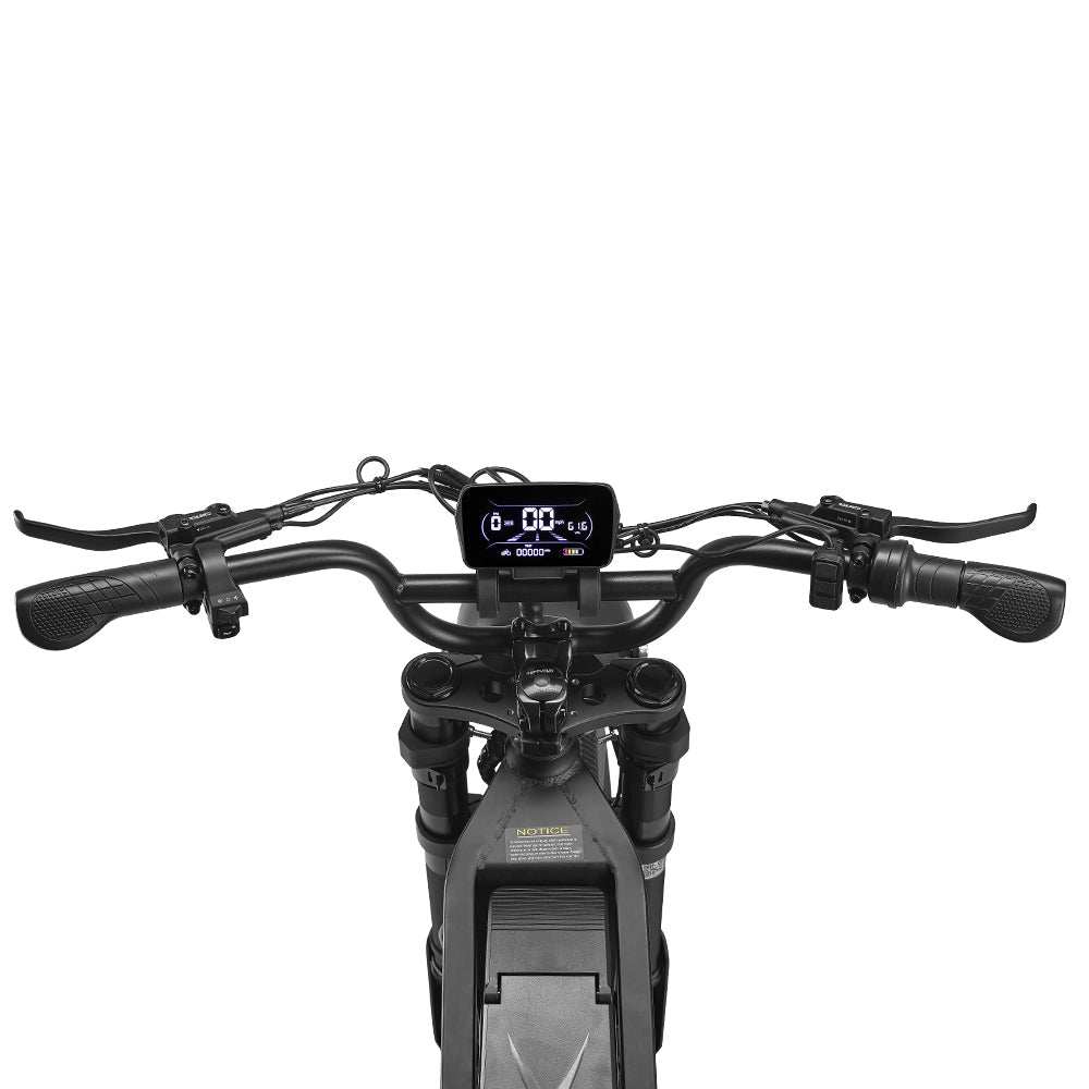 HappyRun 4500W Electric Dirt Bike G18 Pro off-road with suspension and hydraulic brakes
