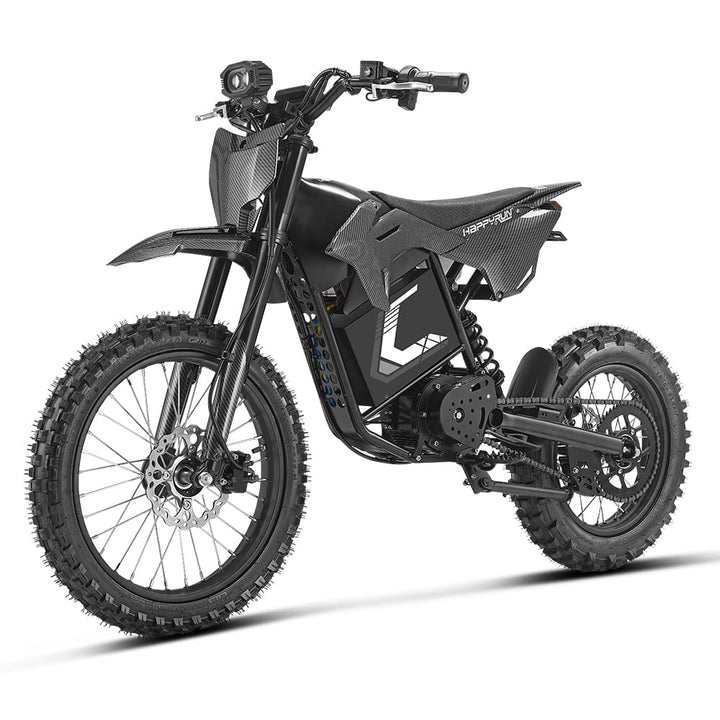 HappyRun F18 2.0 electric dirt bike with mid-drive for teens and adults