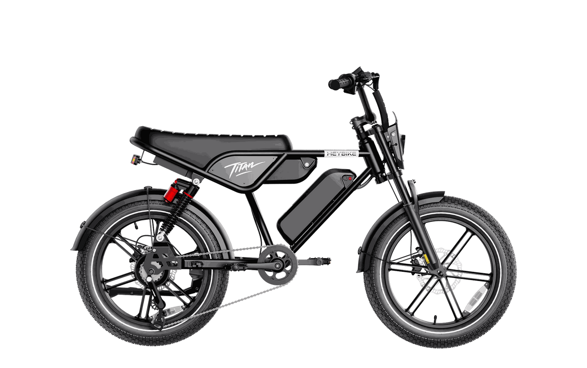 Heybike Titan electric bike with fat tires and hydraulic brakes