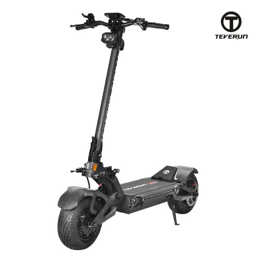 Teverun Fighter Supreme 7260R electric scooter with dual 2500W motors and hydraulic suspension