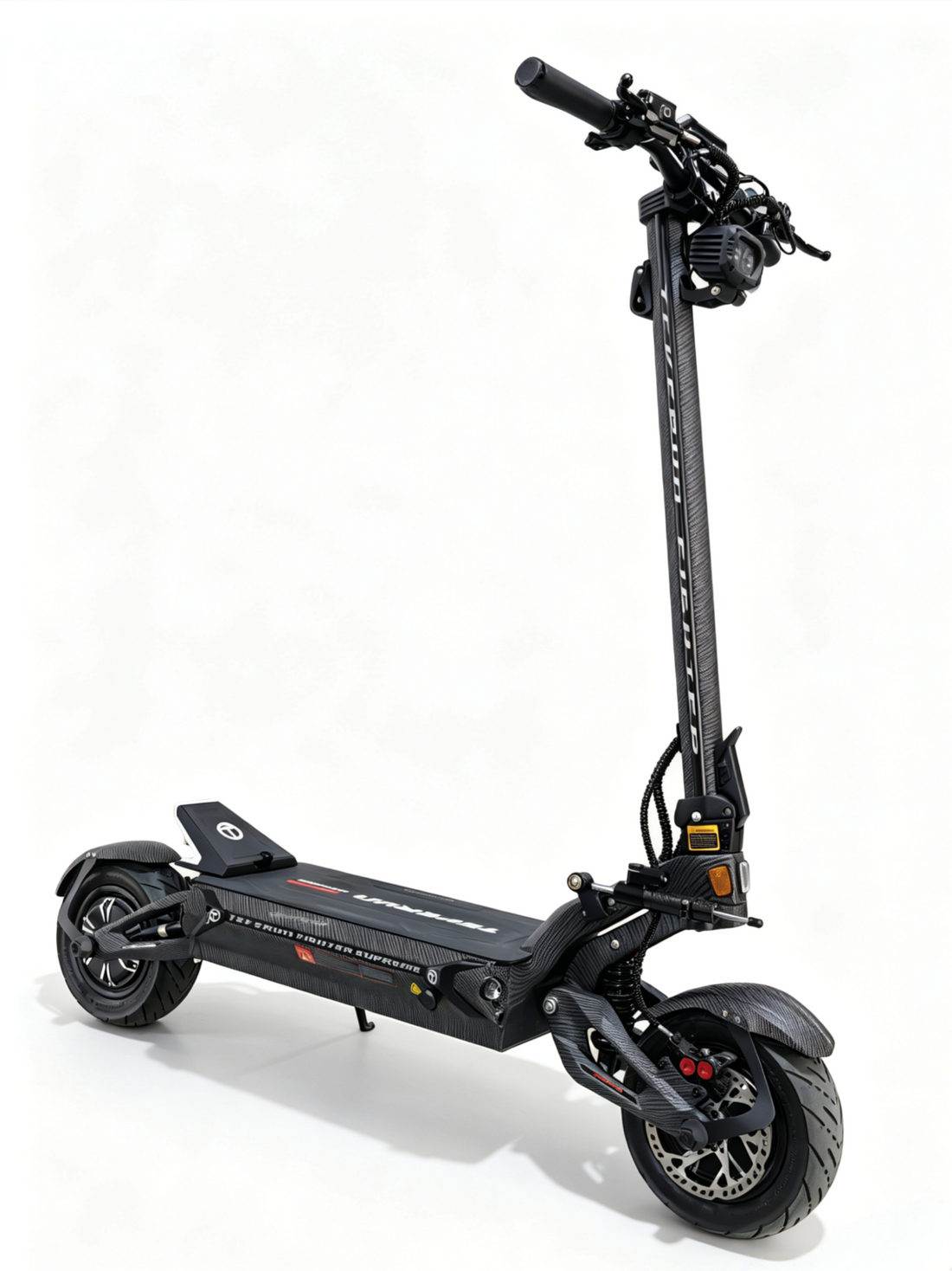 Teverun Fighter Supreme Ultra 2.0 high-performance electric scooter with dual motors and hydraulic suspension